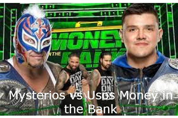 Mysterios vs Usos Money in the Bank